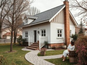 Строительство козырька над входом в загородный дом